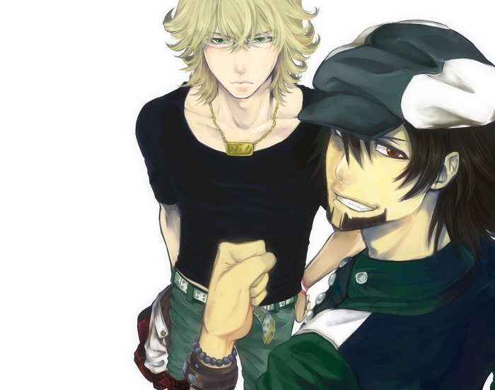Kotetsu T. Kaburagi and Barnaby Brooks Jr. from Tiger and Bunny