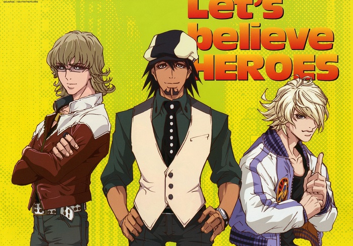 Barnaby Brooks Jr., Kotetsu T. Kaburagi, and Ivan Karelin from Tiger and Bunny