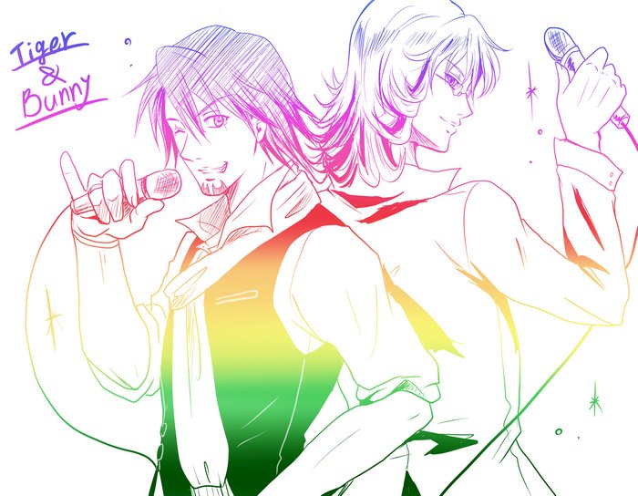 Tiger & Bunny 4K: Kotetsu T. Kaburagi and Barnaby Brooks Jr.