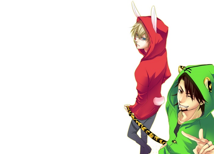 Barnaby Brooks Jr. and Kotetsu T. Kaburagi from Tiger and Bunny