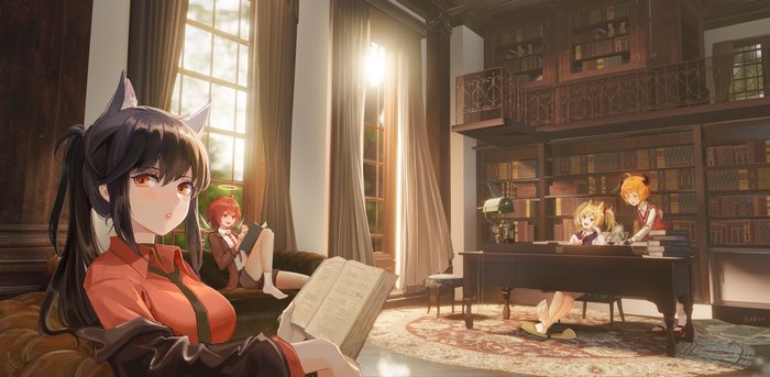 Texas and Croissant from Arknights 4K
