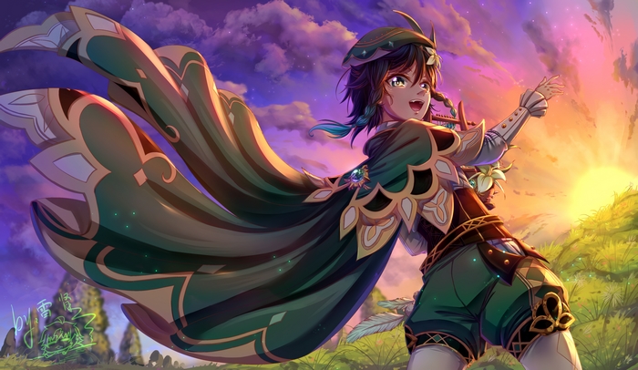 Venti from Genshin Impact 4K