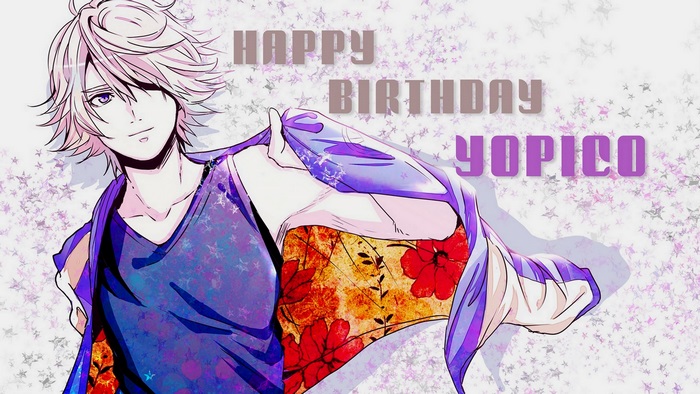 Happy Birthday Yopico Anime Art