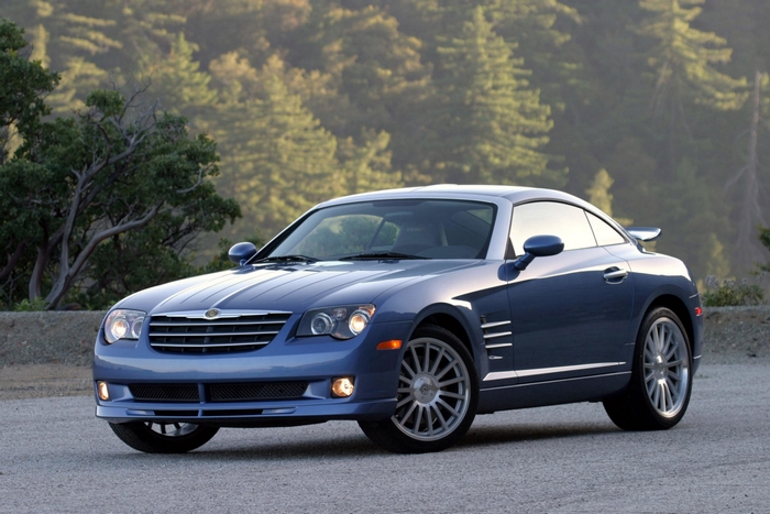 Blue 2005 Chrysler Crossfire SRT6 Coupe