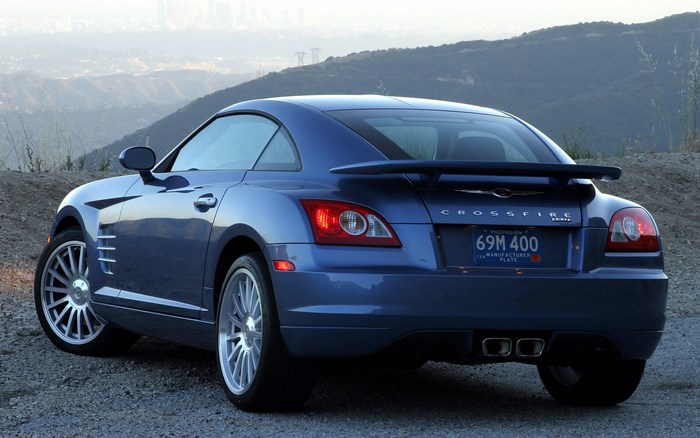 Blue 2005 Chrysler Crossfire SRT6 Coupe