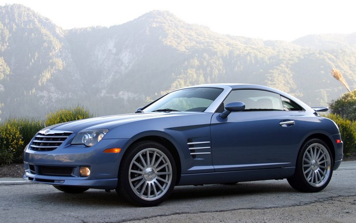 Blue 2005 Chrysler Crossfire SRT6 Coupe