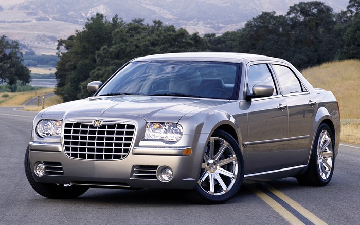 2003 Chrysler 300C Sedan on a Road