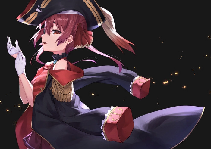 Houshou Marine from Hololive, Pirate Outfit