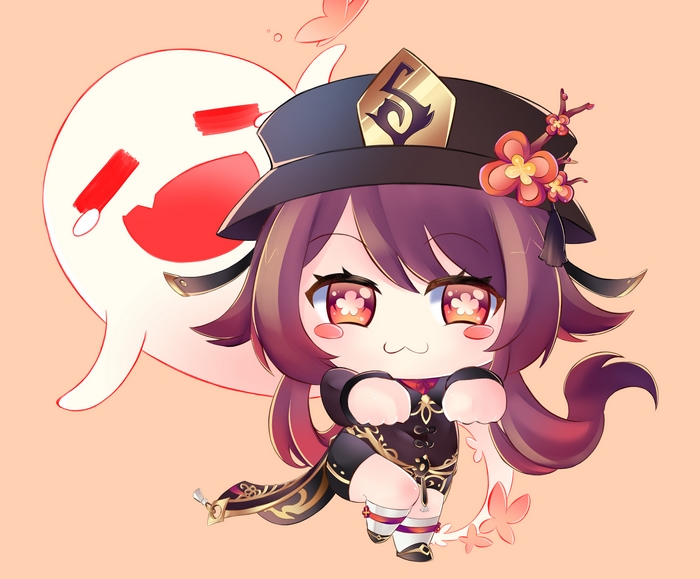 Hu Tao from Genshin Impact Chibi