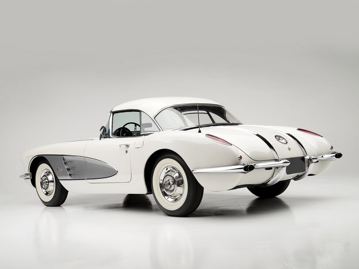 1958 Chevrolet Corvette C1 White Coupe