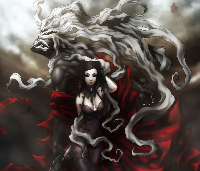 Re-L Mayer and Vincent Law from Ergo Proxy 4K