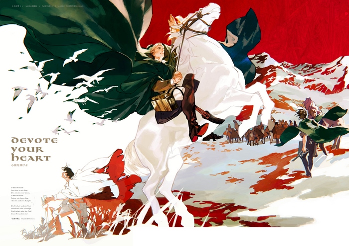 Erwin Smith and Levi Ackerman in 4K Illustration