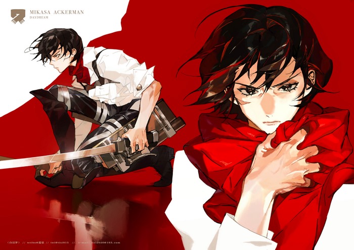Mikasa Ackerman from Attack on Titan 4K