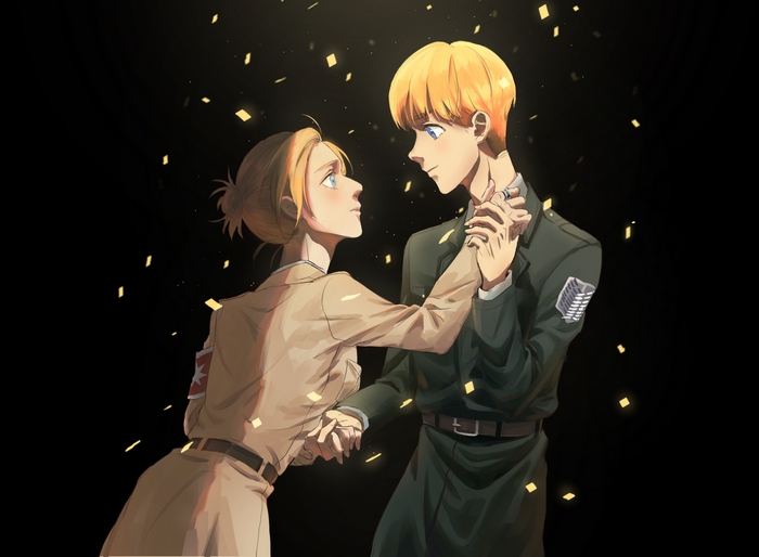 Emotional Moment Between Annie Leonhart and Armin Arlert