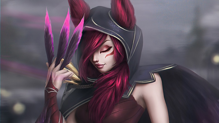 Xayah from League of Legends 4K