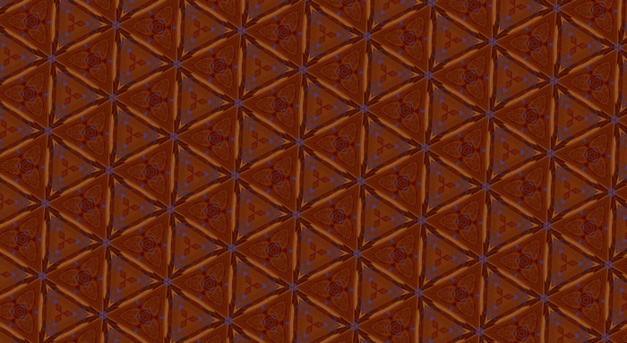 Abstract Geometric Pattern with Brown and Blue Tones
