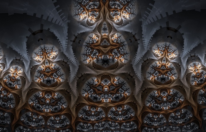 Abstract Fractal Geometric Pattern