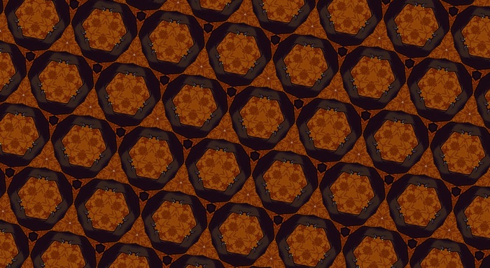 Abstract Orange and Brown Geometric Pattern