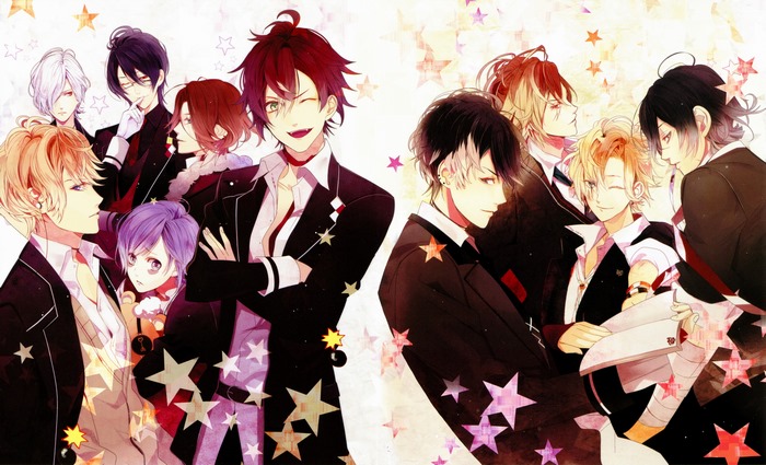 Diabolik Lovers Group Portrait with Stars