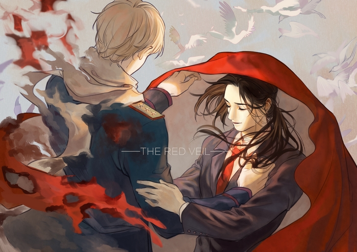 China and Russia from Hetalia: Axis Powers