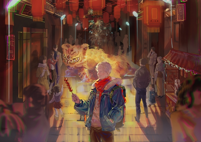 Prussia from Hetalia at a Chinese New Year Festival