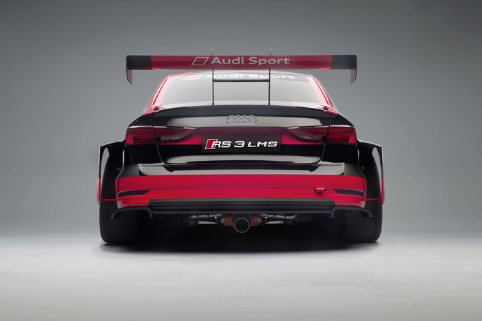 Audi RS3 LMS Race Car Rear View