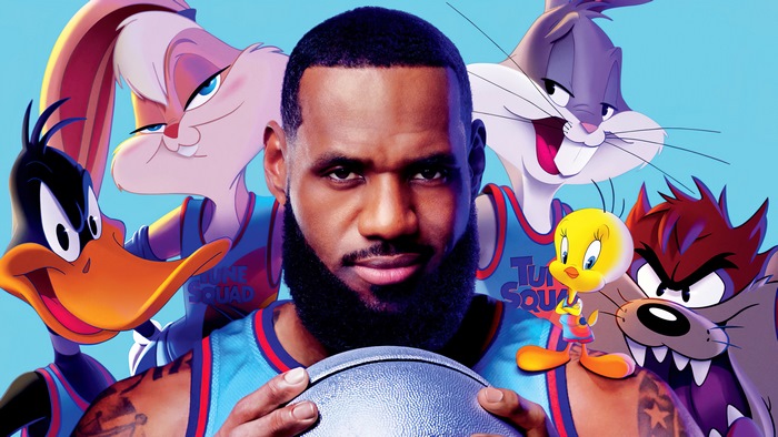 LeBron James and Looney Tunes Characters 4K