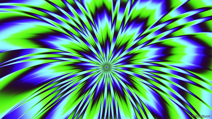 Psychedelic Tie-Dye Burst Pattern