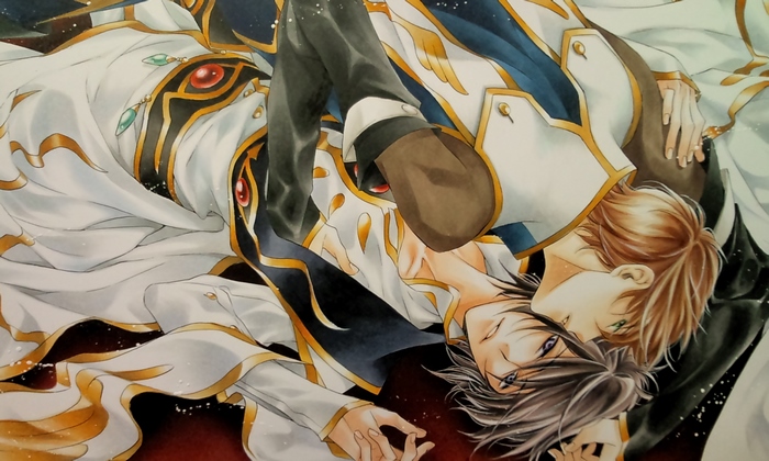 Lelouch Lamperouge and Suzaku Kururugi from Code Geass