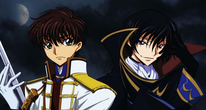 Suzaku Kururugi and Lelouch Lamperouge from Code Geass