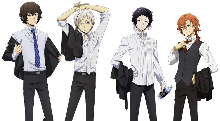 Osamu Dazai and Friends Stylish Poses