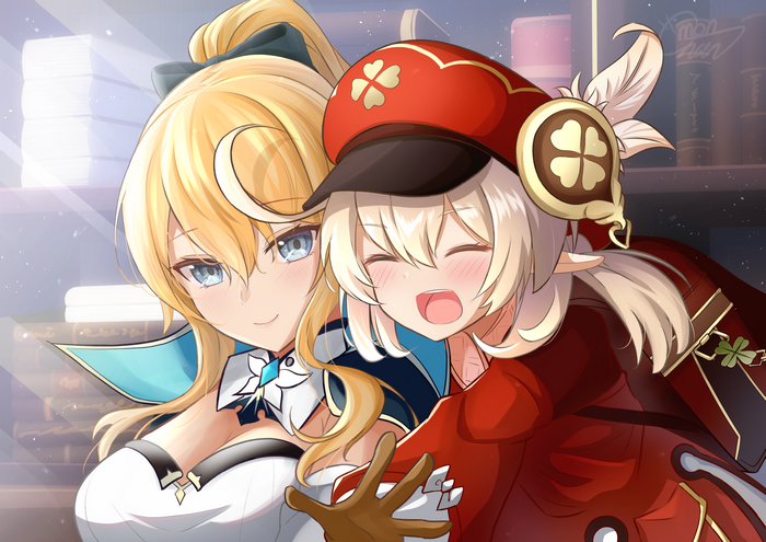 Jean and Klee from Genshin Impact