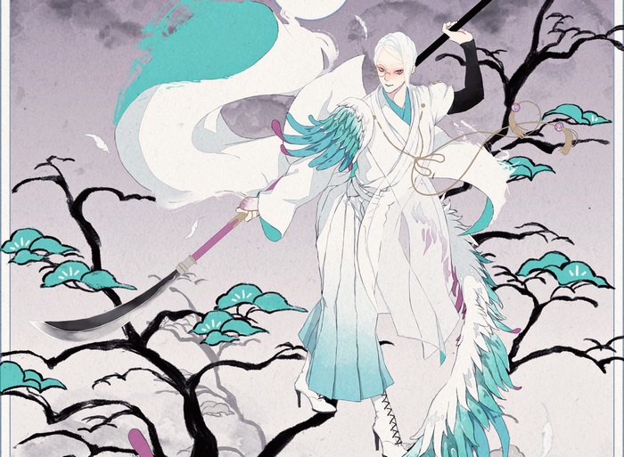 Tomoegata Naginata from Touken Ranbu HD