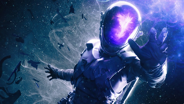 Sci Fi Astronaut in Space 4K