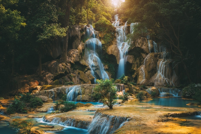 Kuang Si Falls in Laos