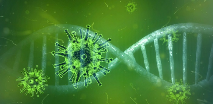 Artistic Virus and DNA