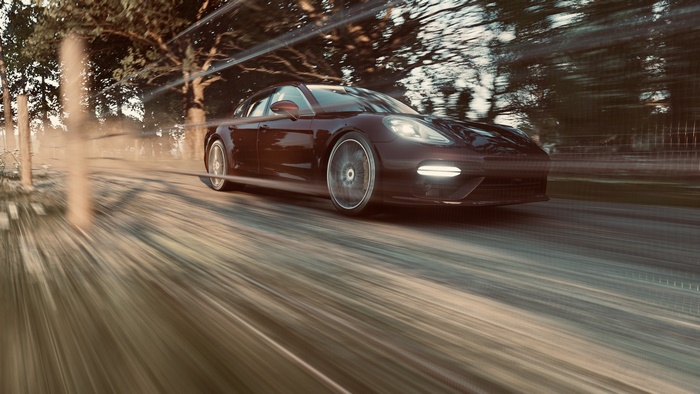 Porsche Panamera Turbo S in Forza Horizon 4 4K