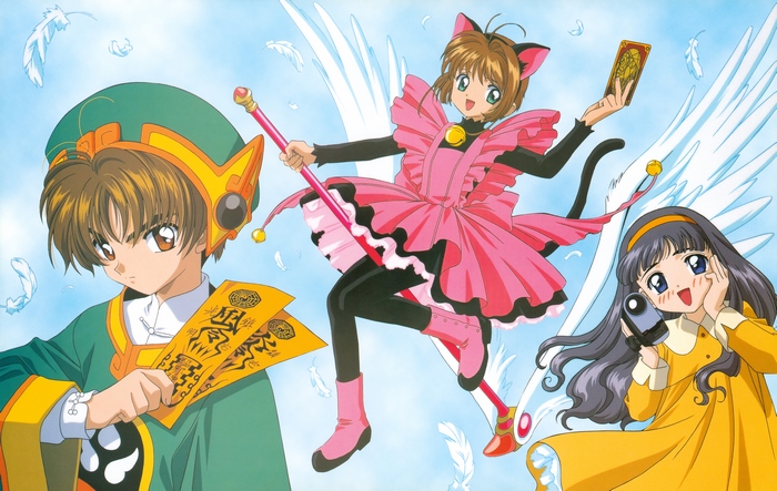 Cardcaptor Sakura 4K: Sakura, Syaoran, and Tomoyo