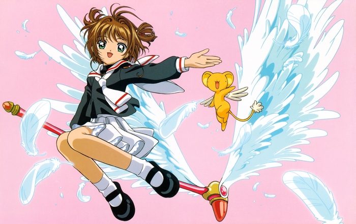 Cardcaptor Sakura and Keroberos in Flight 4K