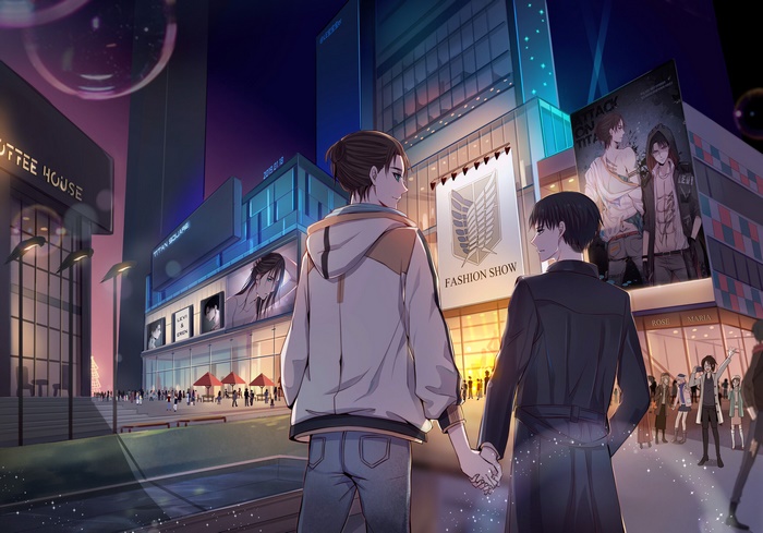 Eren Yeager and Levi Ackerman from Attack on Titan