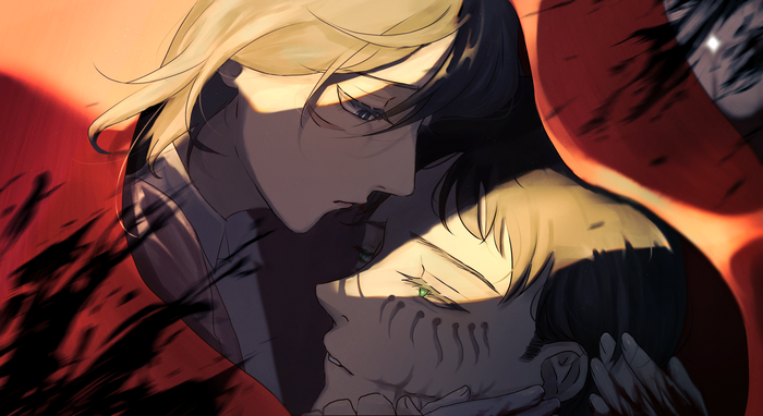 Eren Yeager and Mikasa Ackerman from Attack on Titan