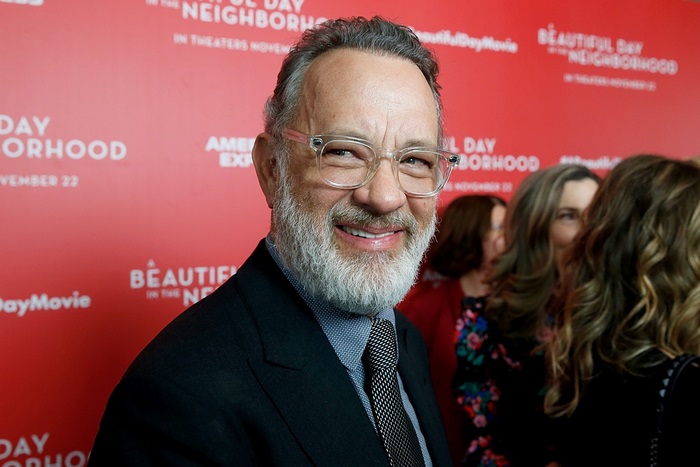 Tom Hanks at A Beautiful Day in the Neighborhood premiere
