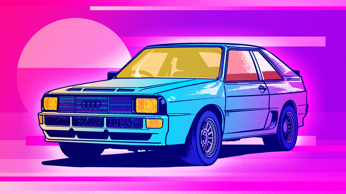 Audi Quattro Sport Coupé 1985