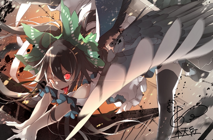 Utsuho Reiuji from Touhou Project