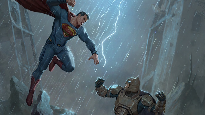 Superman and Batman from Batman V Superman: Dawn Of Justice 4K