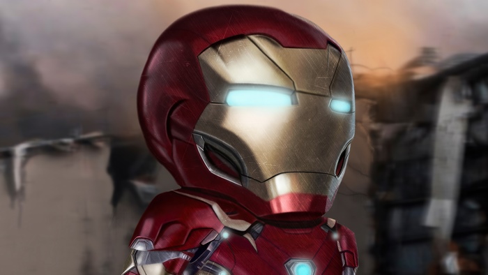 Chibi Iron Man from Marvel Comics 4K