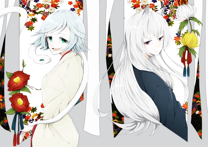Mizuki and Tomoe from Kamisama Kiss 4K