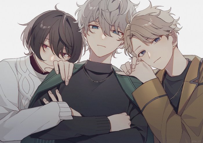 Ensemble Stars Characters Together in Calm Pose