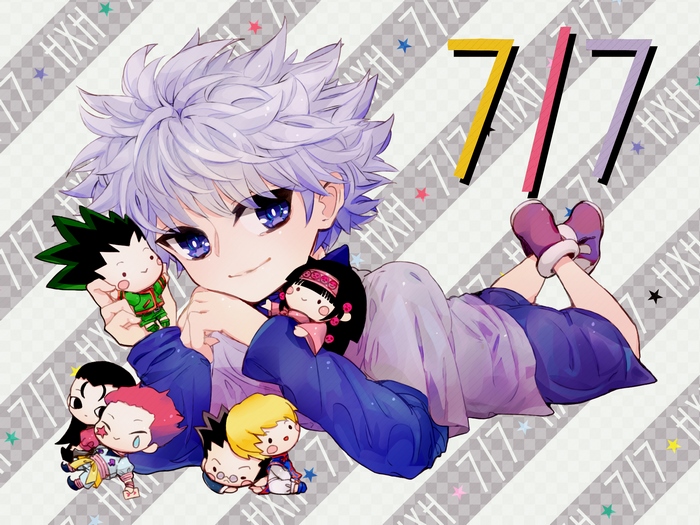 Killua Zoldyck and friends from Hunter x Hunter