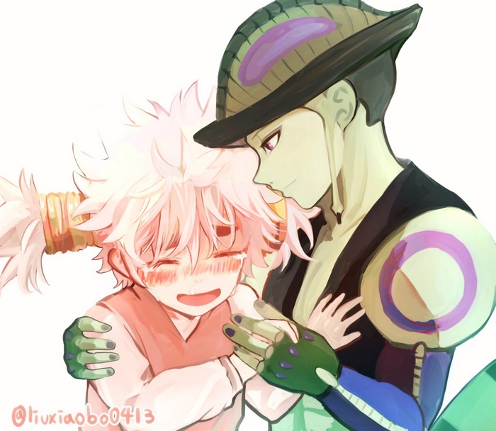 Komugi and Meruem from Hunter X Hunter